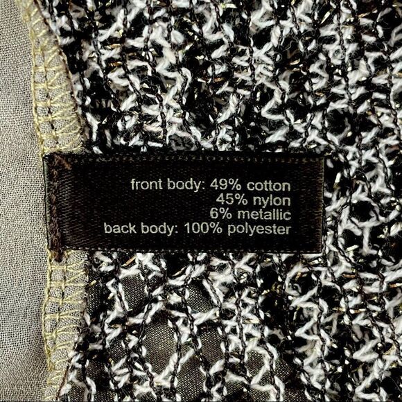 NWOT THE LIMITED Metallic Crochet Tank Top - Picture 8 of 10